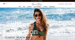 Desktop Screenshot of beachbabeswimwear.com